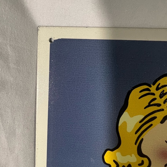 "I Love Cooking With Wine" Vintage-Style Tin Sign - Picture 4 of 5